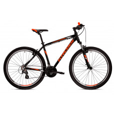 Férfi hegyi kerékpár KROSS MTB HEXAGON 2.0 L 21" 2022  - fekete / narancssárga / fényes szürke Előnézet