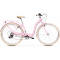 Női városi kerékpár LE GRAND Utility Lille 2 19" L 2022 - fényes rózsaszín / szürke