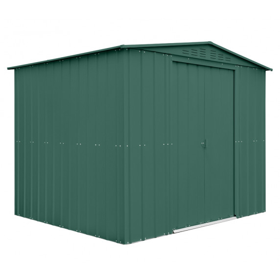 Kerti tároló ház tetőablakkal GLOBEL 108 - Zöld