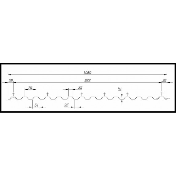 Polikarbonát lemez MARLON CSE ORIGINAL 2UV 0,8 mm 1,06x2,5 m - átlátszó