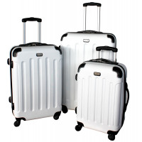 Bőrönd szett S,M,L Linder Exclusiv LUXURY MC3053 - fehér 