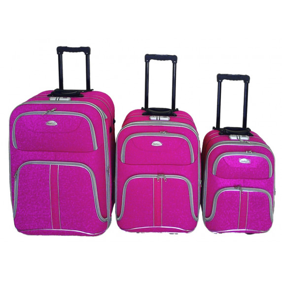 Bőrönd szett Linder Exclusiv COMFORT COLORS MC3049 S,M,L - Pink