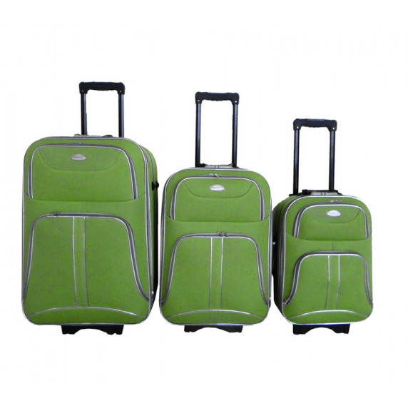 Linder Exclusiv COMFORT COLORS bőröndök MC3049 S,M,L - Zöld
