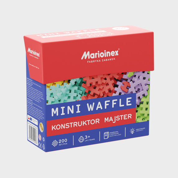 Építőkészlet 200 darabos Marioinex MINI WAFFLE Kit