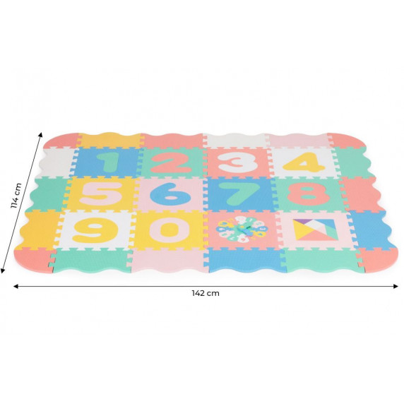 Habszivacs szőnyeg puzzle 36 darabos iPLAY - Pasztel