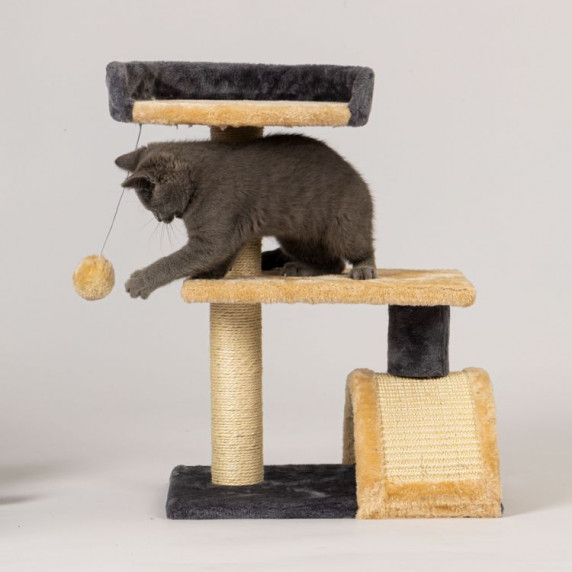 Kaparóoszlop macskáknak 55 cm MODERN HOME - Világos barna