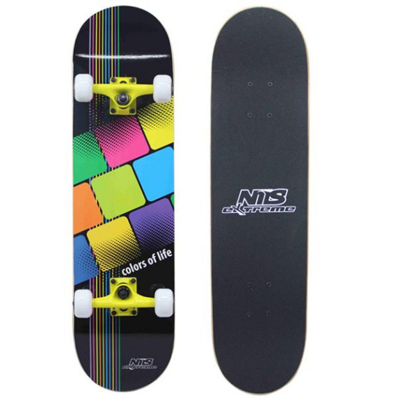 Gördeszka Skateboard NILS Extreme CR3108 SB Color of Life