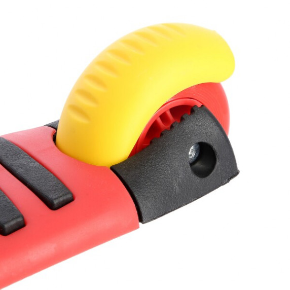 Roller, lábbal hajtós gyerekjármű tolókarral NILS Fun HLB07 - Sárga/piros