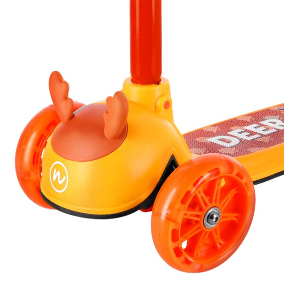 Háromkerekű roller NILS Fun HLB16 Deer - Narancssárga