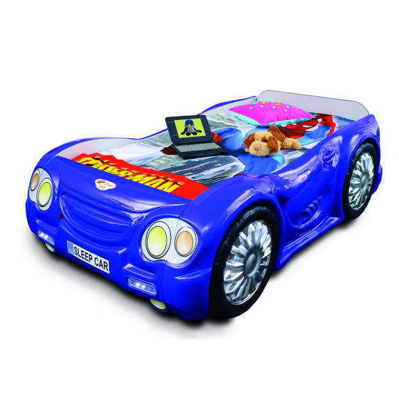 Gyerekágy Sleepcar Inlea4Fun - Kék
