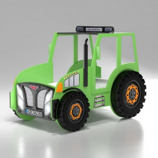 Gyerekágy Traktor Farmer Inlea4Fun  - Zöld Előnézet