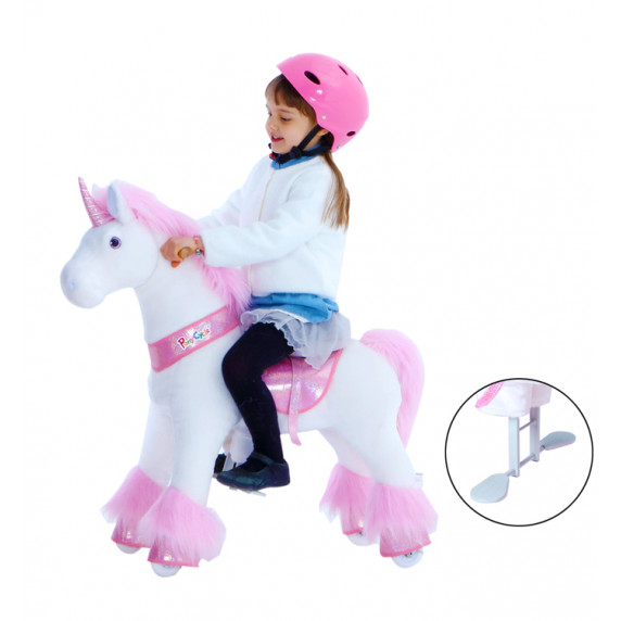 Vágtázó póni PonyCycle 2020 Pink Unicorn - Nagy