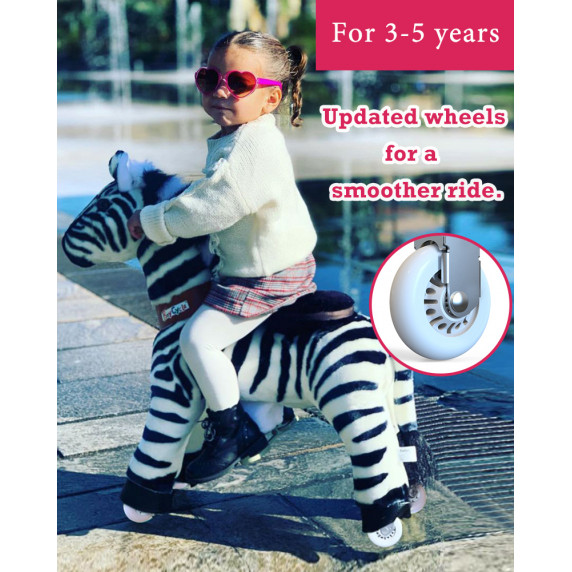 Vágtázó póni PonyCycle 2021 Zebra - Kicsi