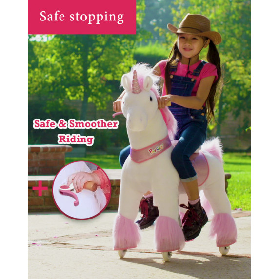 Vágtázó póni PonyCycle 2021 Pink Unicorn - Nagy