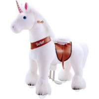 Vágtázó póni PonyCycle 2020 White Unicorn - Kicsi 