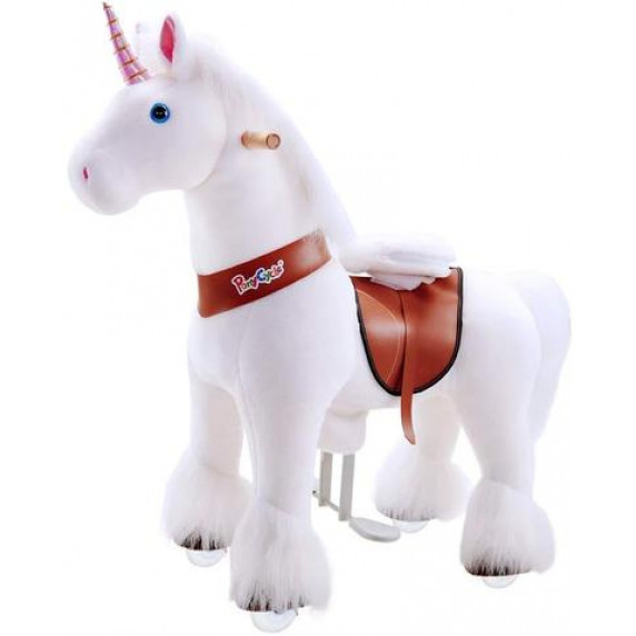 Vágtázó póni PonyCycle 2020 White Unicorn - Nagy
