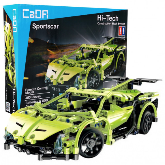 Építőjáték Inlea4Fun CaDFI Sportscar 453 darabos