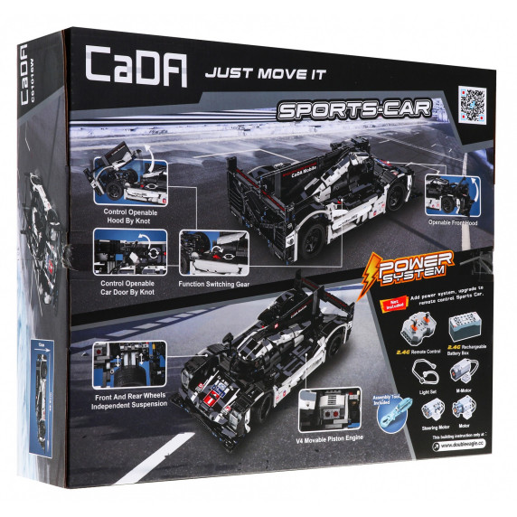 Építőjáték Inlea4Fun CaDFI Sport 919 SPORTS-CAR 1586 darabos