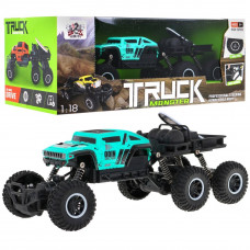 RC Távirányítós autó Truck Monster  1:18 - kék Előnézet
