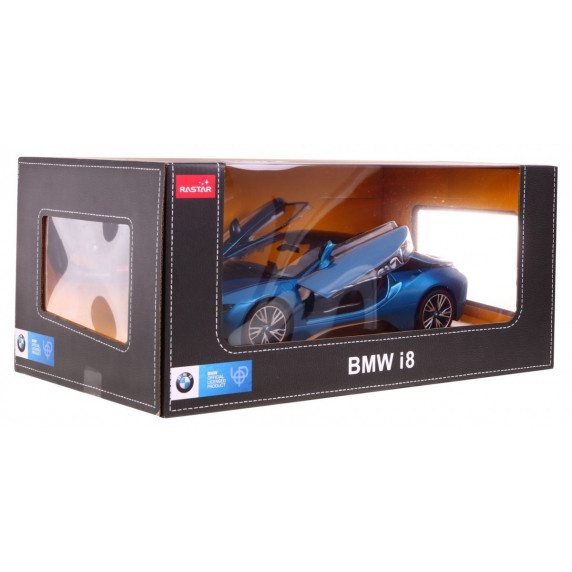 RC Távirányítós autó BMW i8 RASTAR 1:14 - kék