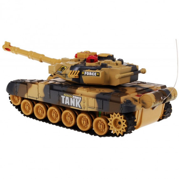 Távirányítós tank RC Tank WAR Camouflage - sárga