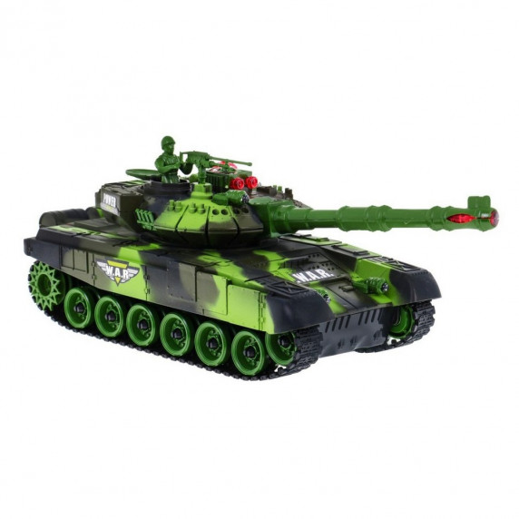 Távirányítós tank RC Tank WAR Camouflage - zöld