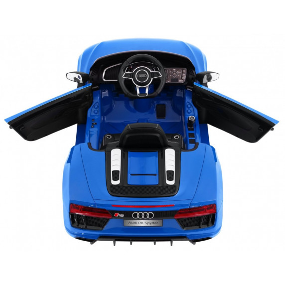 AUDI R8 Spyder RS EVA Elektromos kisautó lakkozott - Kék