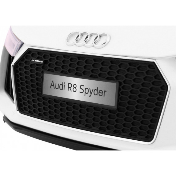 Elektromos kisautó AUDI R8 Spyder RS EVA - Fehér