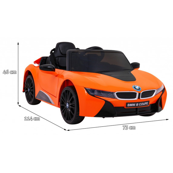 Elektromos kisautó BMW i8 LIFT Coupe - Narancssárga