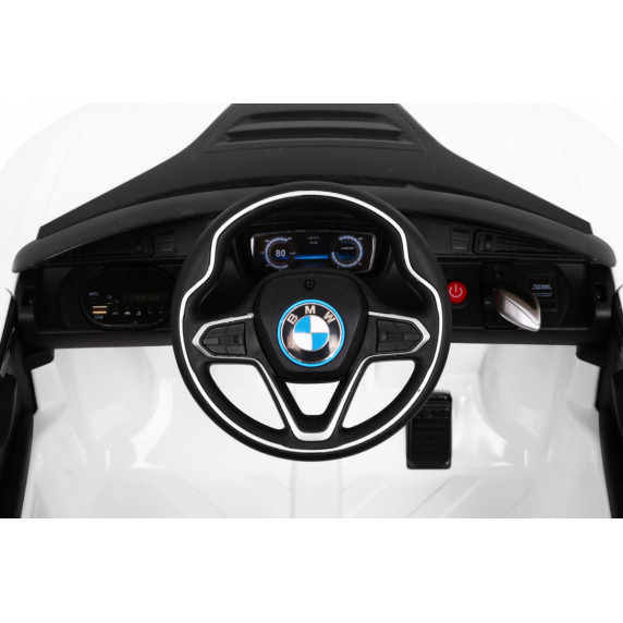 Elektromos kisautó BMW i8 LIFT Coupe - Fehér