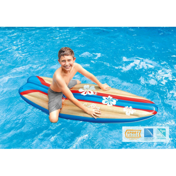 Felfújható szörfdeszka INTEX SURFS UP - Virágos