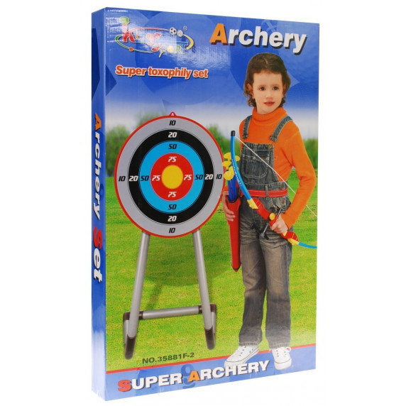 Tapadókorongos íj készlet céltáblával Inlea4Fun Super Archery