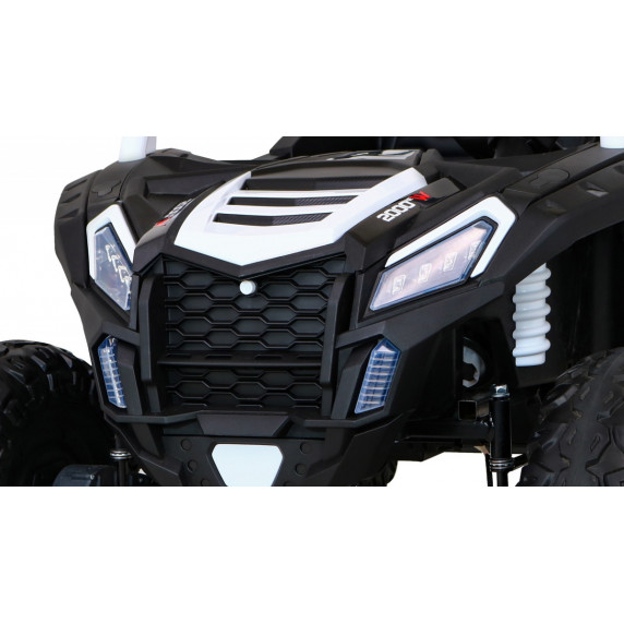Elektromos négykerekű jármű Buggy ATV STRONG Racing - Fehér