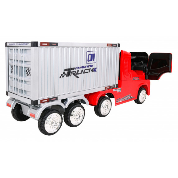 Elektromos konténerszállító kamion Inlea4Fun - Piros