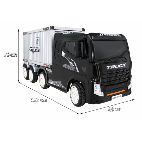 Elektromos konténerszállító kamion Inlea4Fun - Fekete