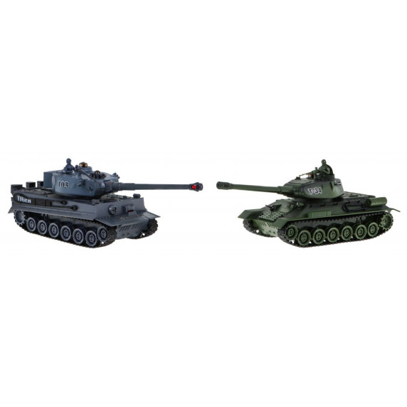 RC Tank T-34 és Tiger 1:28