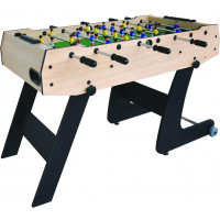 Asztali foci csocsó asztal 121x61x81 cm - fautánzat 