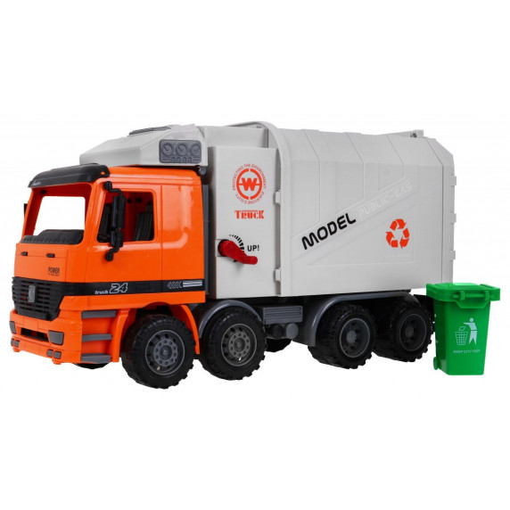 Kukásautó 37 cm Inlea4Fun Garbage Truck