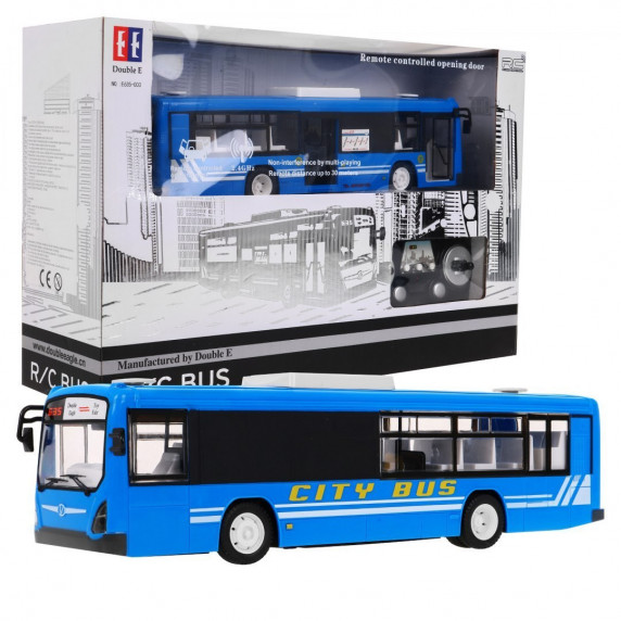 Távirányítós autóbusz Inlea4Fun 1:20 - Kék