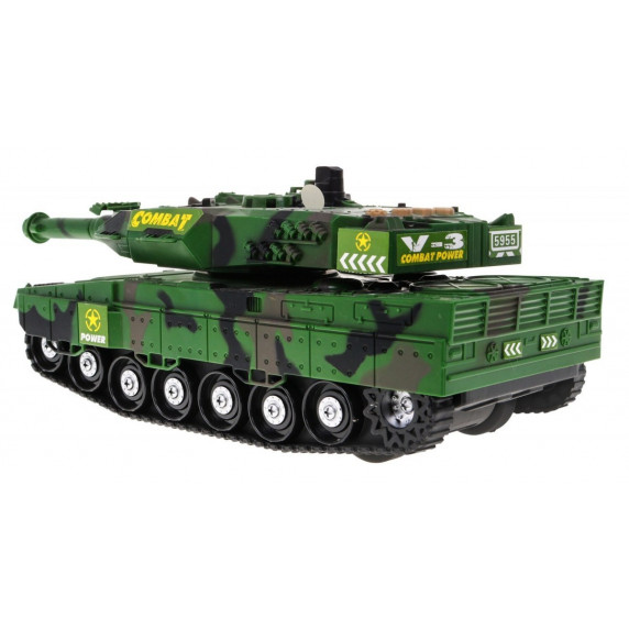 Tank Inlea4Fun Main Tank Combat - zöldes terepmintával