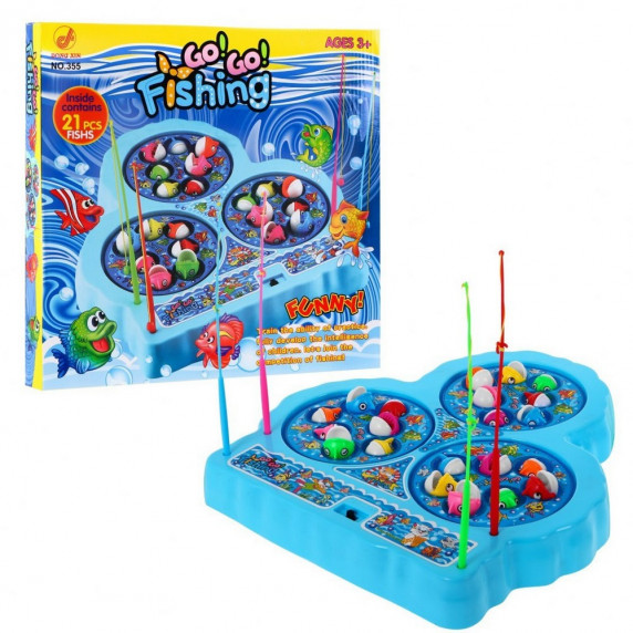 Horgász játék Inlea4Fun FUNNY FISHING - Kék