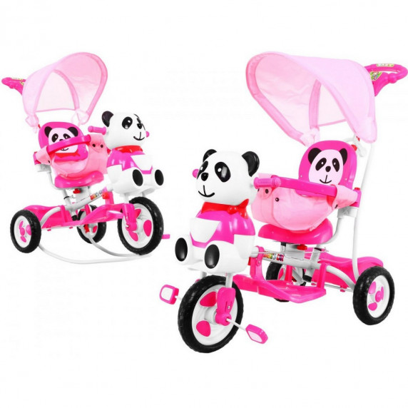 Tricikli Inlea4Fun PANDA - Rózsaszín