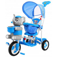 Tricikli Inlea4Fun Happy Elephant - kék 