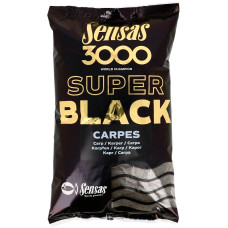 Takarmánykeverék 3000 Super Black Carpe 1 kg Sensas 11582 Előnézet