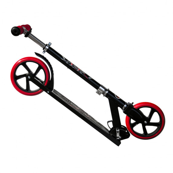 Roller SPARTAN Jumbo 205 mm - Fekete/piros